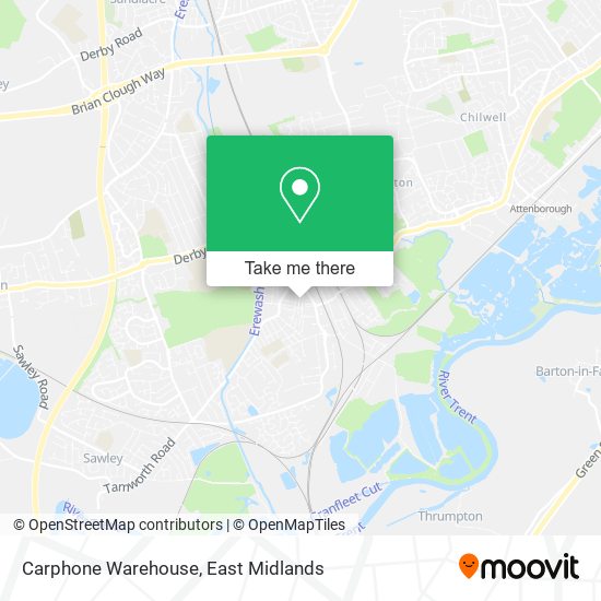 Carphone Warehouse map