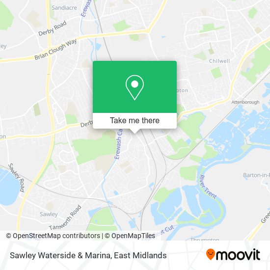 Sawley Waterside & Marina map