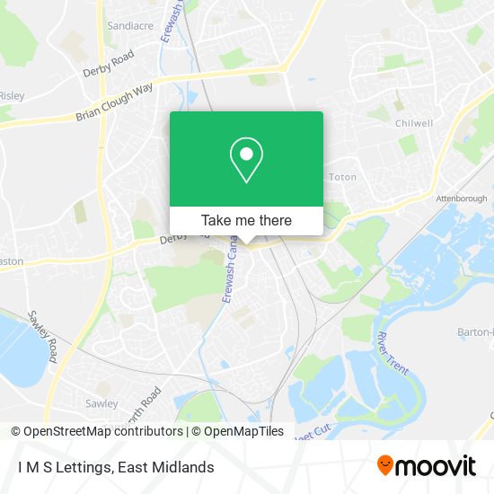 I M S Lettings map