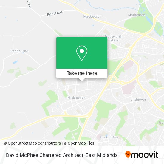 David McPhee Chartered Architect map