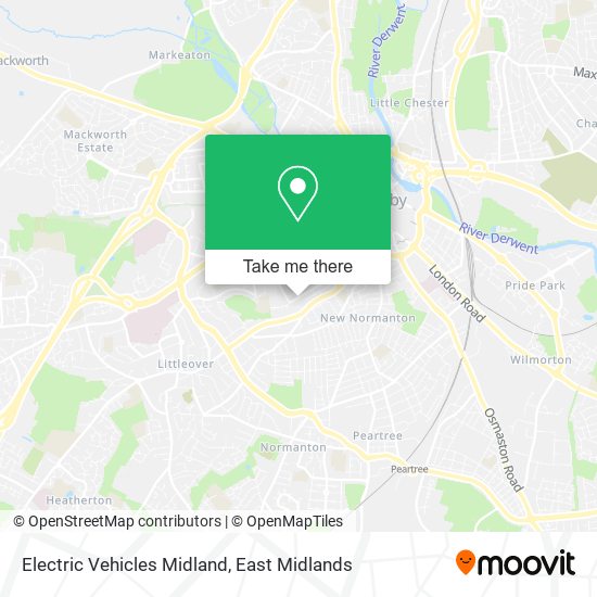 Electric Vehicles Midland map