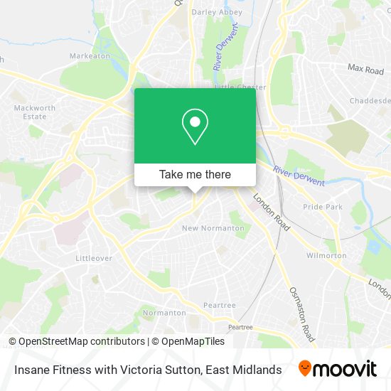 Insane Fitness with Victoria Sutton map