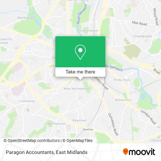 Paragon Accountants map