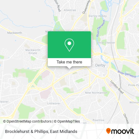 Brocklehurst & Phillips map