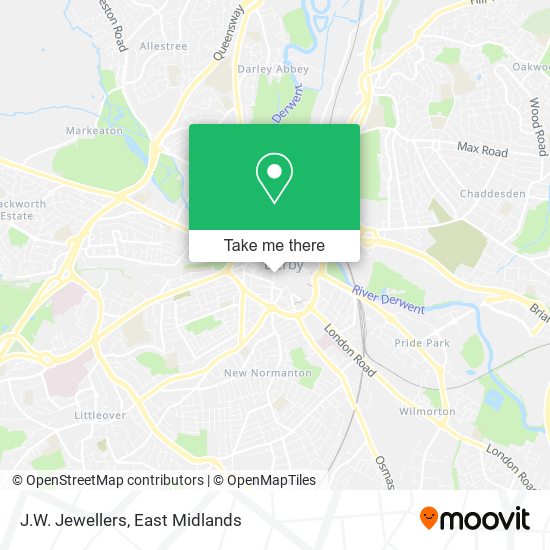 J.W. Jewellers map