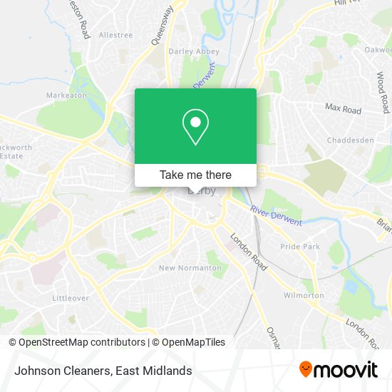 Johnson Cleaners map
