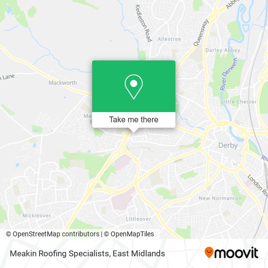 Meakin Roofing Specialists map