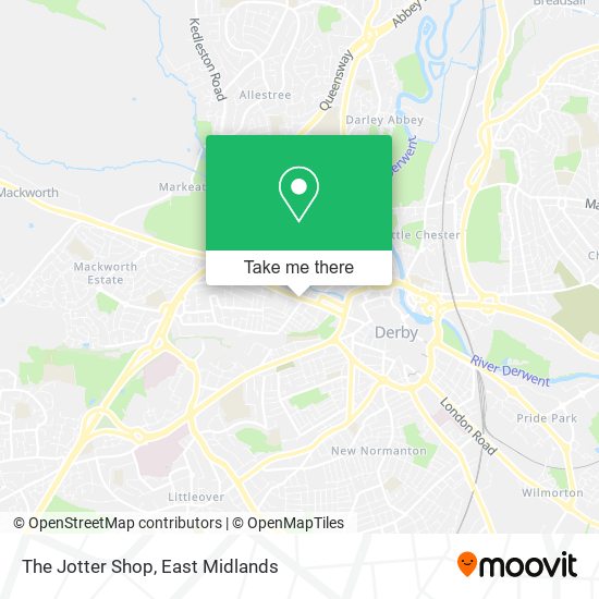 The Jotter Shop map
