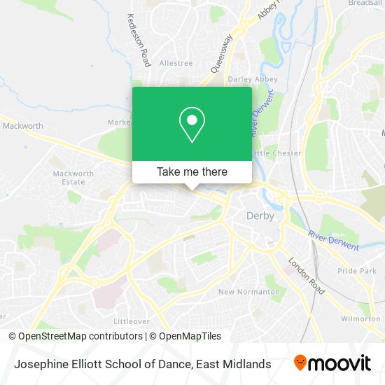 Josephine Elliott School of Dance map