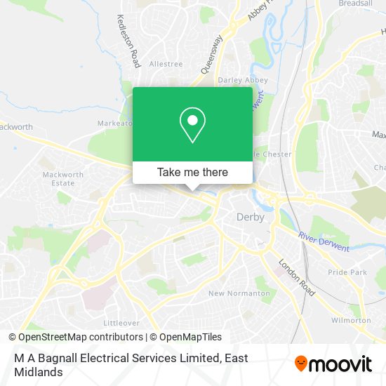 M A Bagnall Electrical Services Limited map