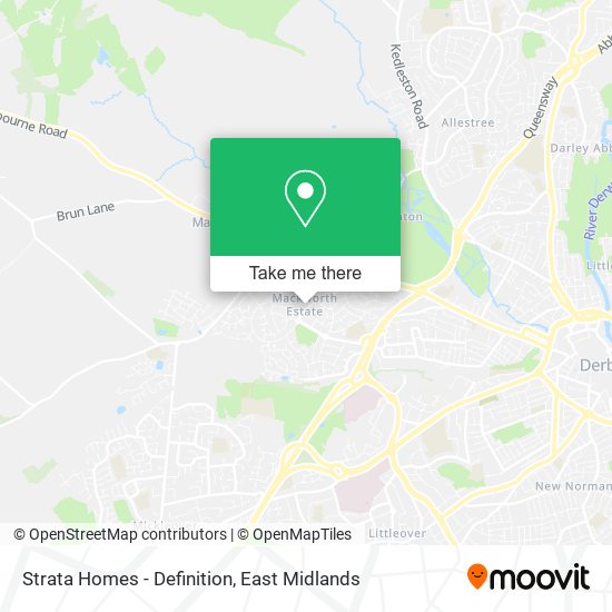 Strata Homes - Definition map