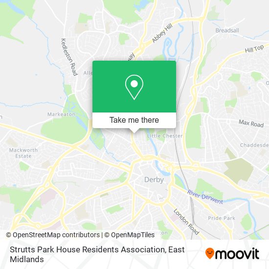 Strutts Park House Residents Association map