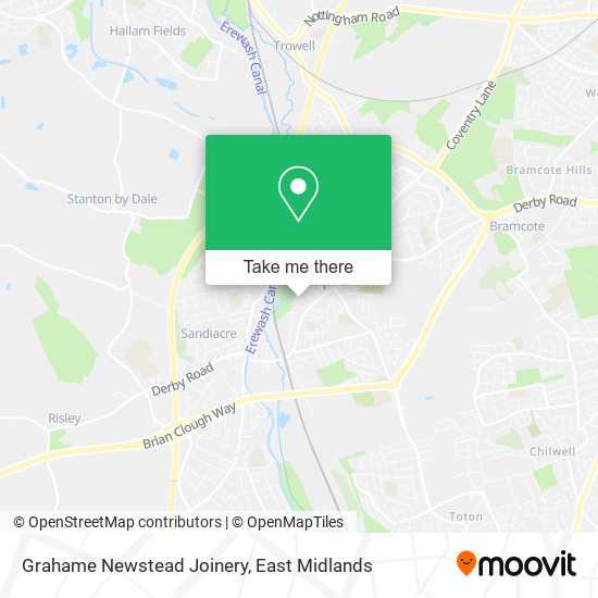 Grahame Newstead Joinery map