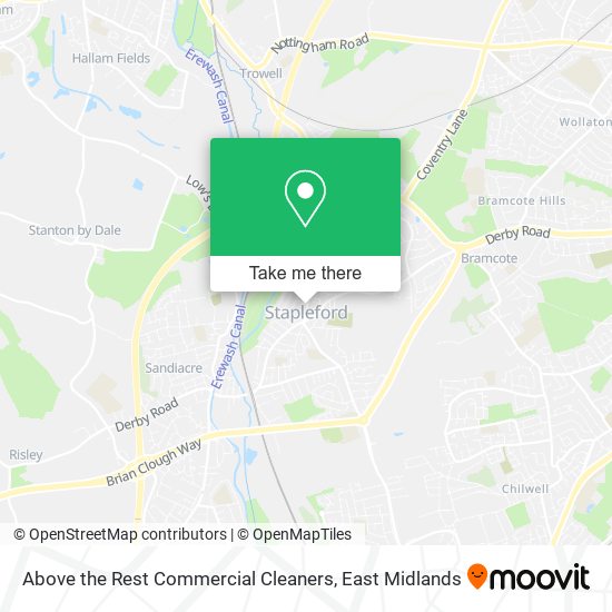 Above the Rest Commercial Cleaners map
