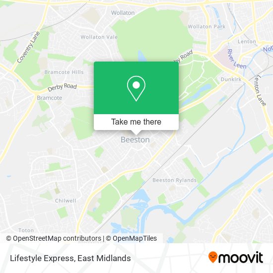 Lifestyle Express map