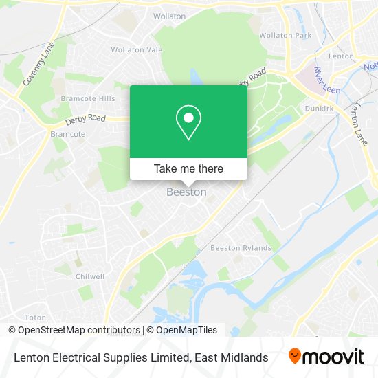 Lenton Electrical Supplies Limited map