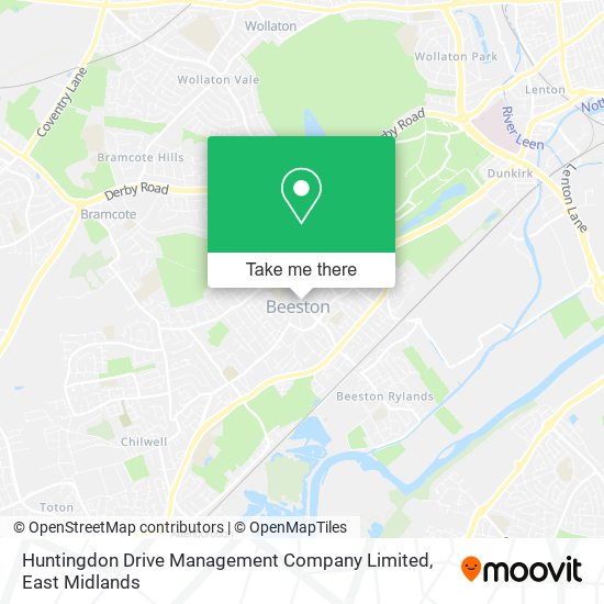 Huntingdon Drive Management Company Limited map