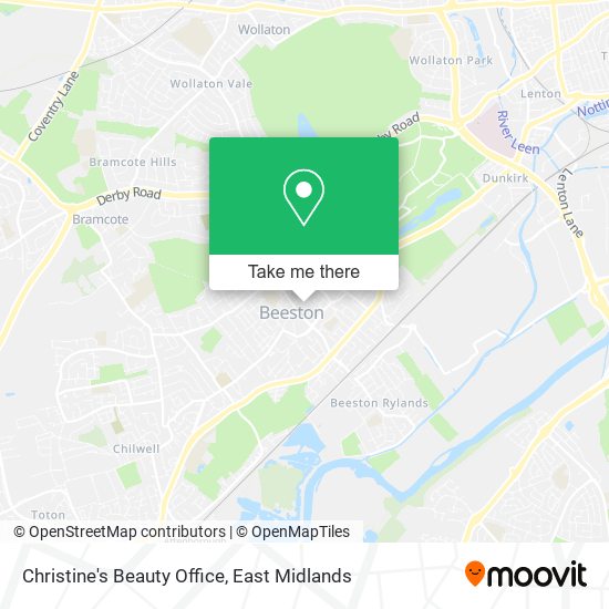 Christine's Beauty Office map