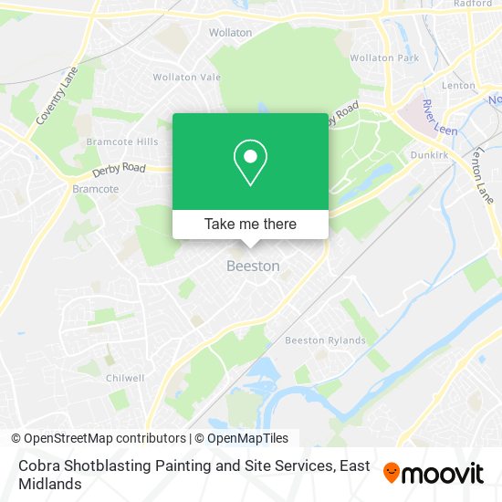 Cobra Shotblasting Painting and Site Services map
