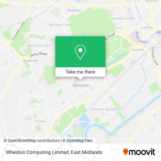 Wheldon Computing Limited map