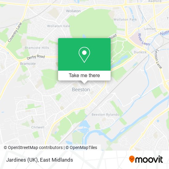 Jardines (UK) map