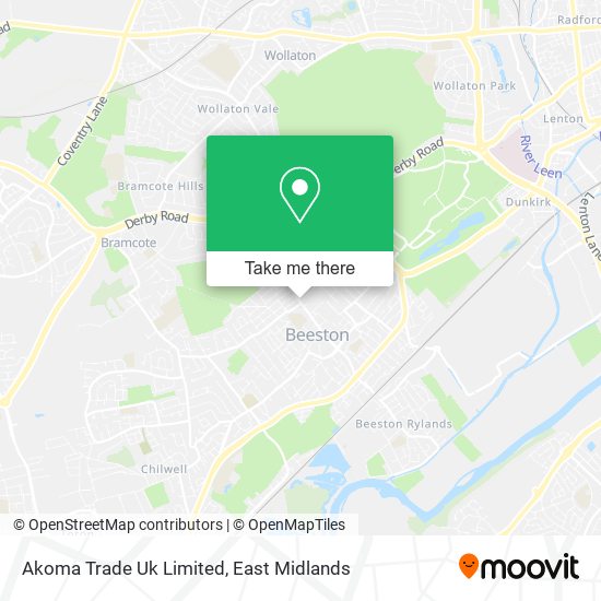 Akoma Trade Uk Limited map