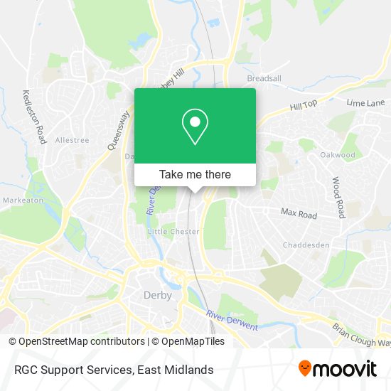 RGC Support Services map