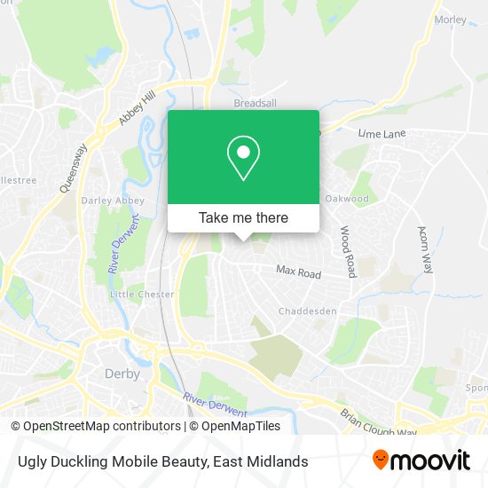 Ugly Duckling Mobile Beauty map