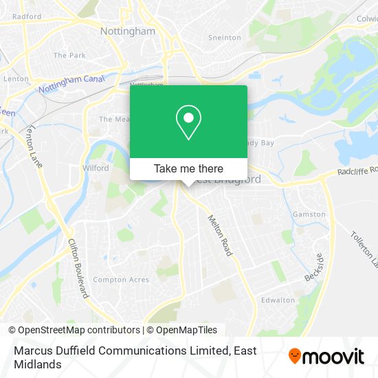 Marcus Duffield Communications Limited map