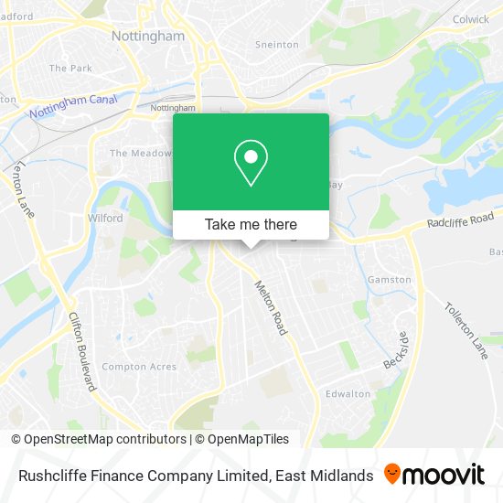 Rushcliffe Finance Company Limited map