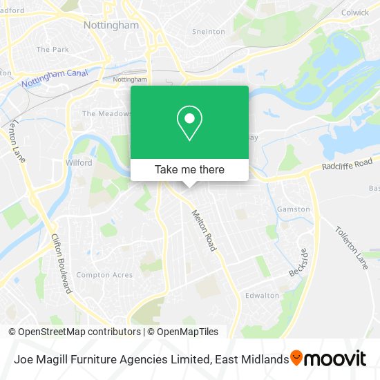 Joe Magill Furniture Agencies Limited map