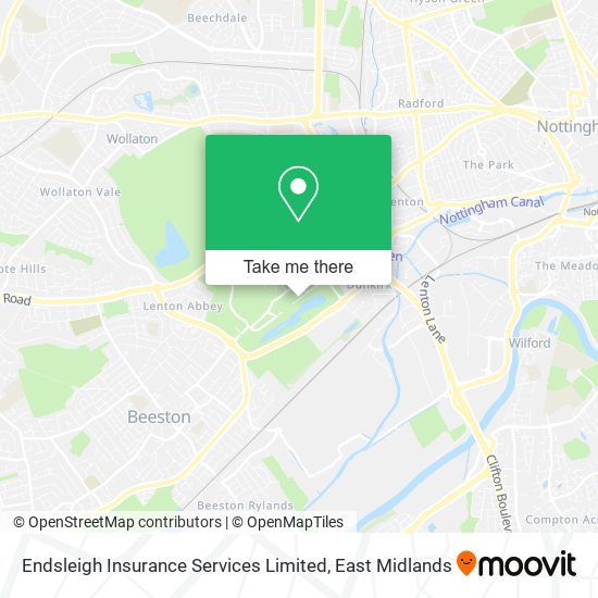Endsleigh Insurance Services Limited map