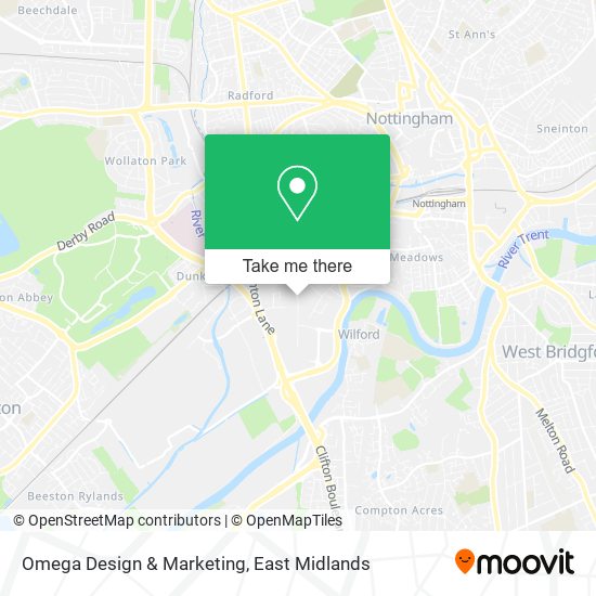 Omega Design & Marketing map