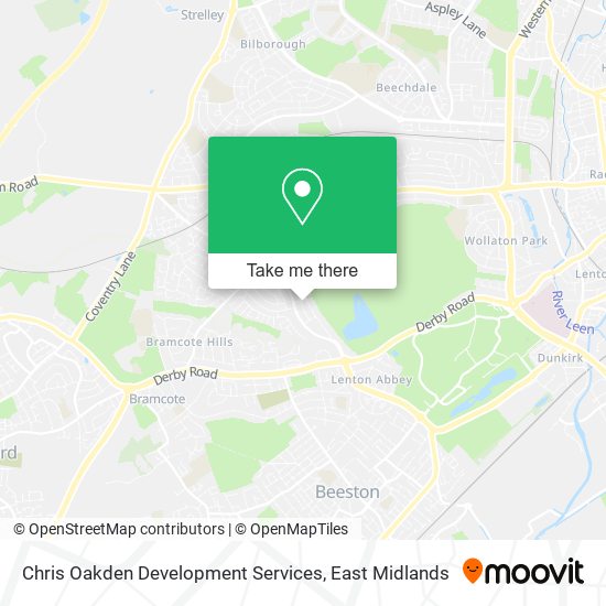 Chris Oakden Development Services map