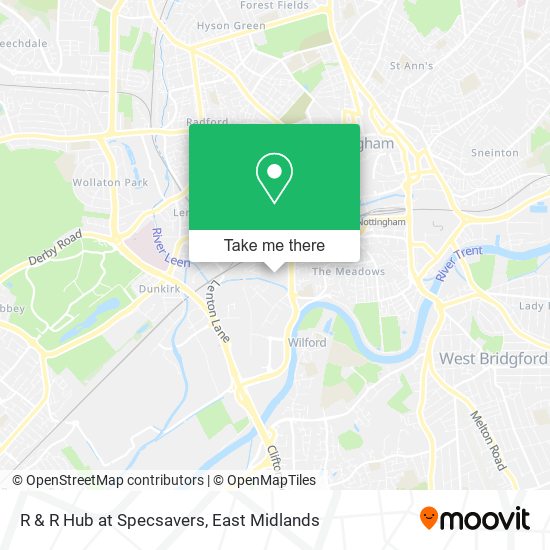 R & R Hub at Specsavers map