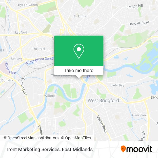 Trent Marketing Services map