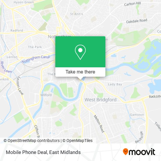 Mobile Phone Deal map