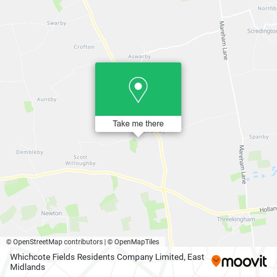 Whichcote Fields Residents Company Limited map