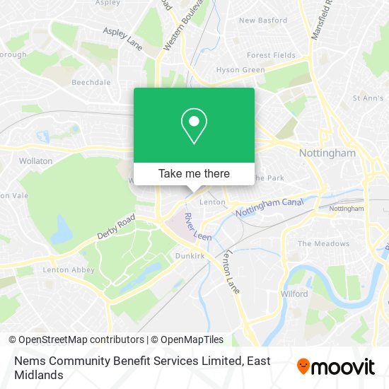 Nems Community Benefit Services Limited map