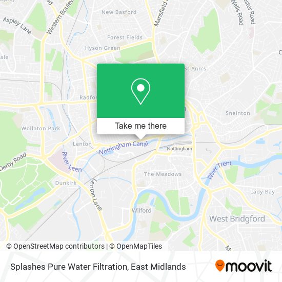 Splashes Pure Water Filtration map