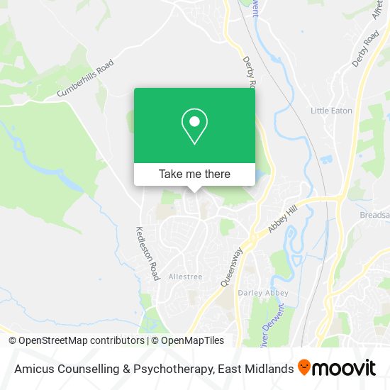 Amicus Counselling & Psychotherapy map