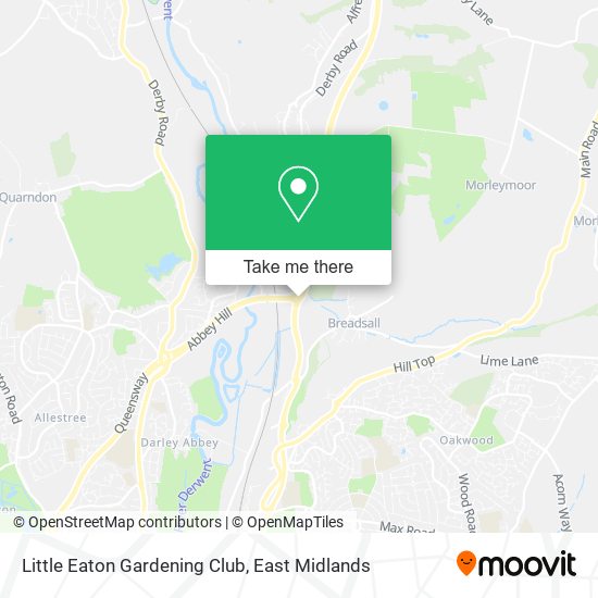 Little Eaton Gardening Club map