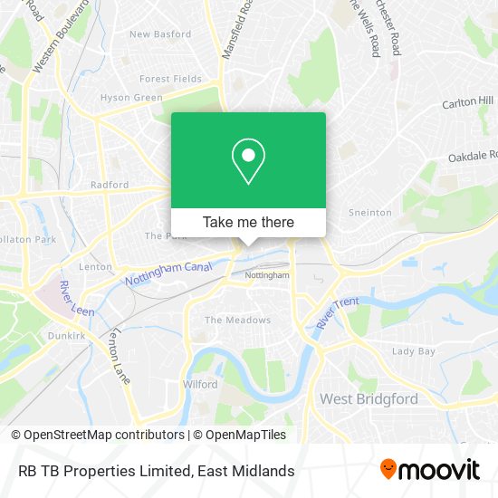 RB TB Properties Limited map