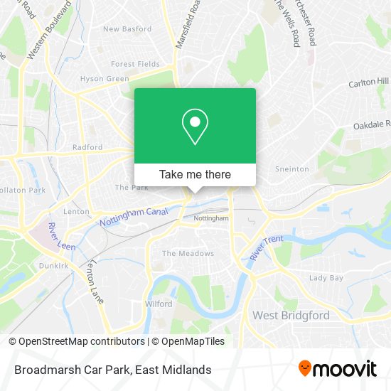 Broadmarsh Car Park map
