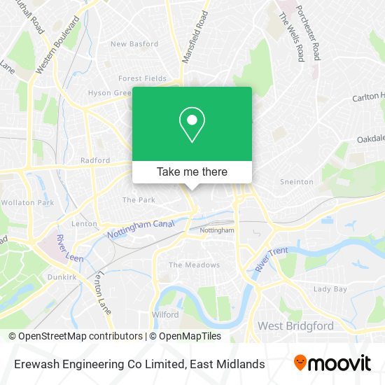 Erewash Engineering Co Limited map