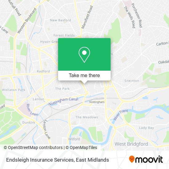 Endsleigh Insurance Services map