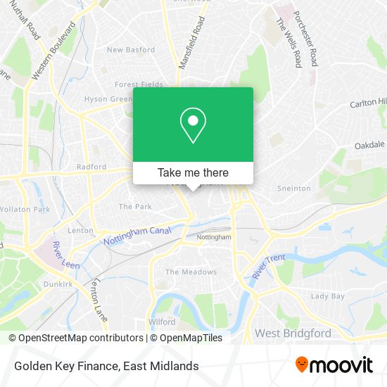 Golden Key Finance map