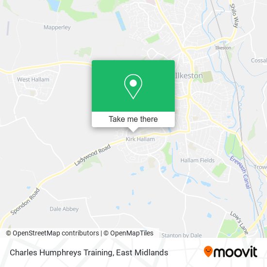 Charles Humphreys Training map