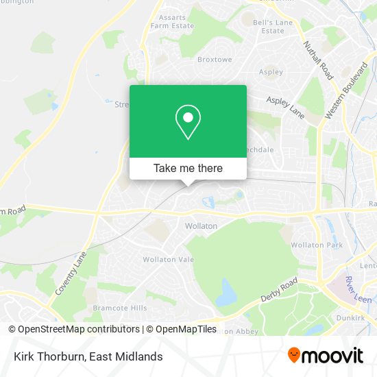 Kirk Thorburn map