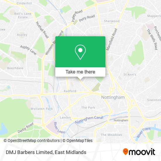 DMJ Barbers Limited map